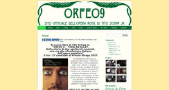 Desktop Screenshot of orfeo9.it